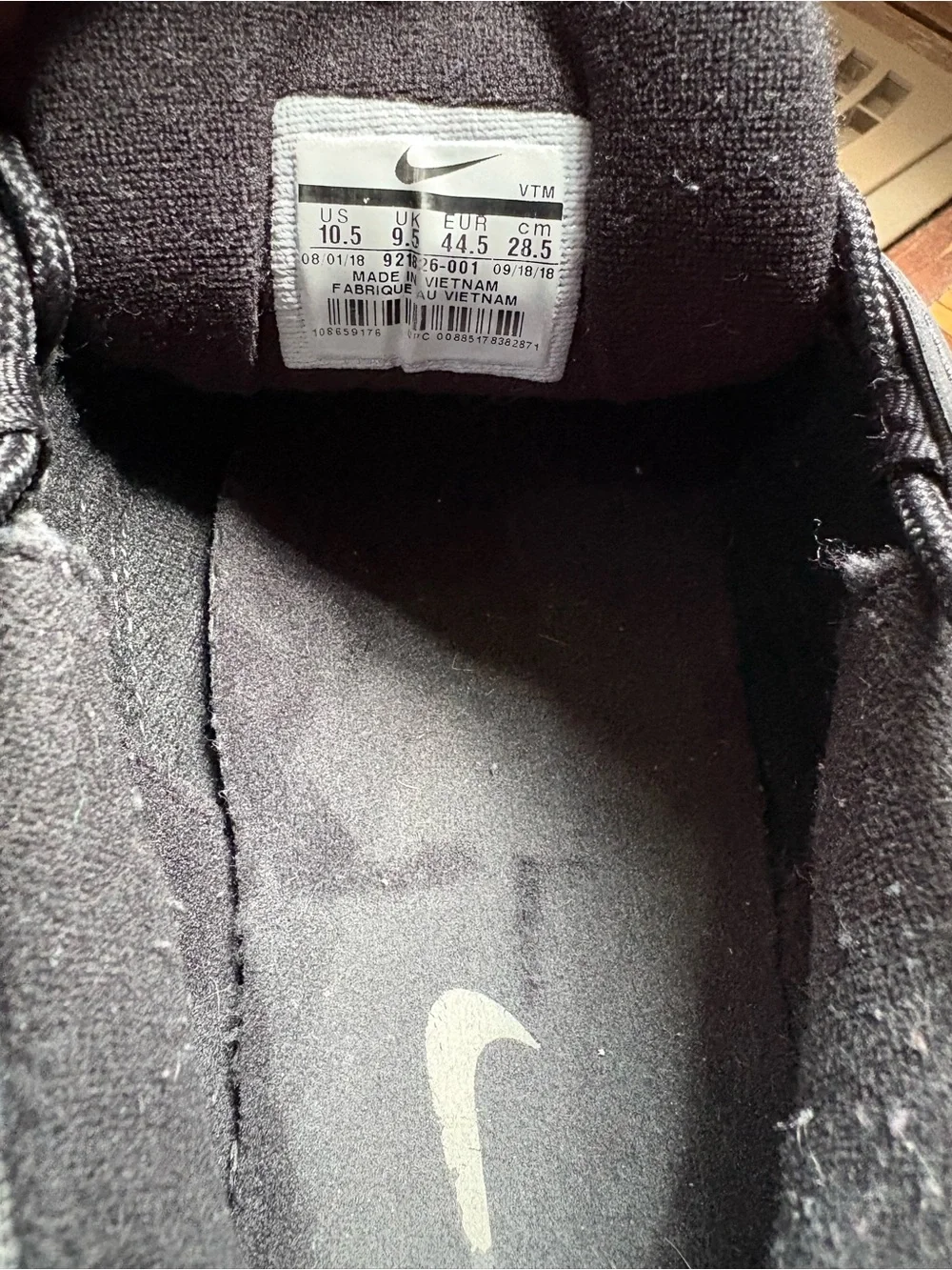Nike Men’s Black and White Air Max 97 Sneakers - Picture 7 of 7